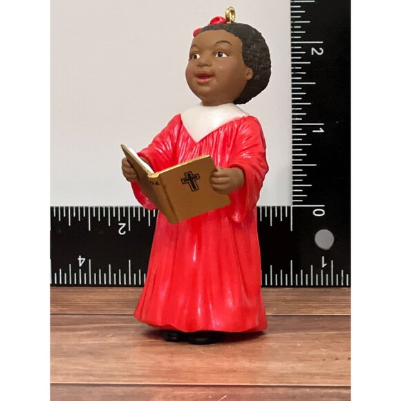 1994 HALLMARK KEEPSAKE ORNAMENT QX447-3 JOYOUS SONG CHOIR CHURCH - Picture 5 of 7